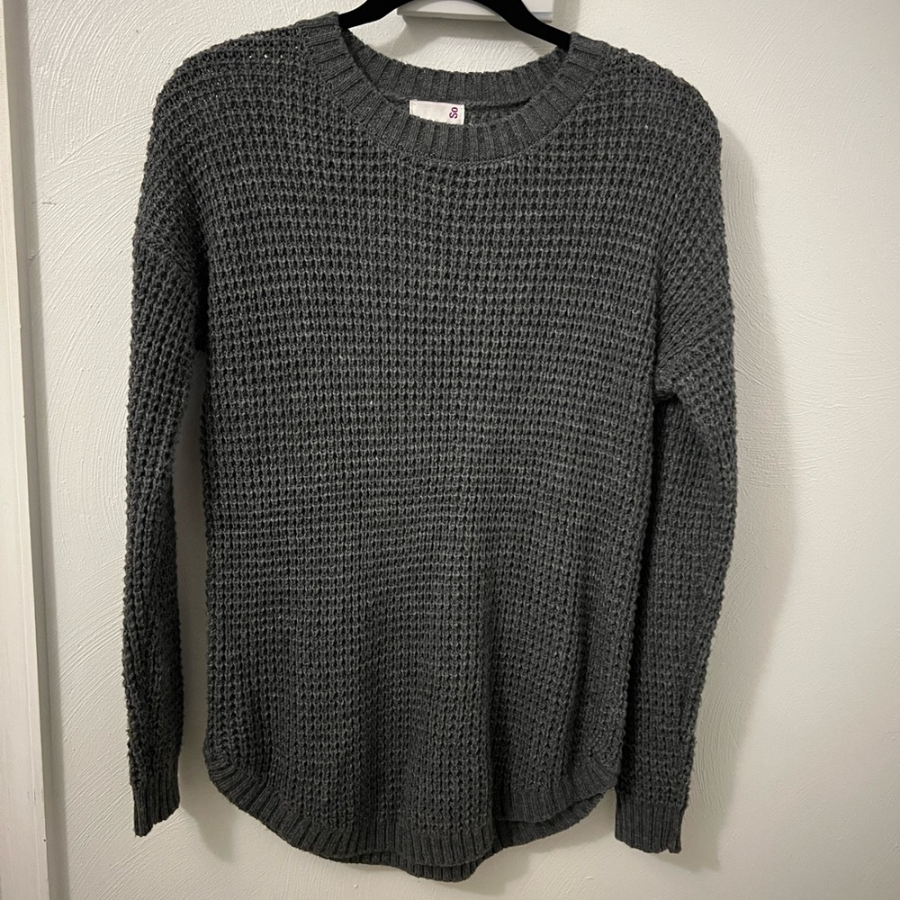 Gray Knit Sweater